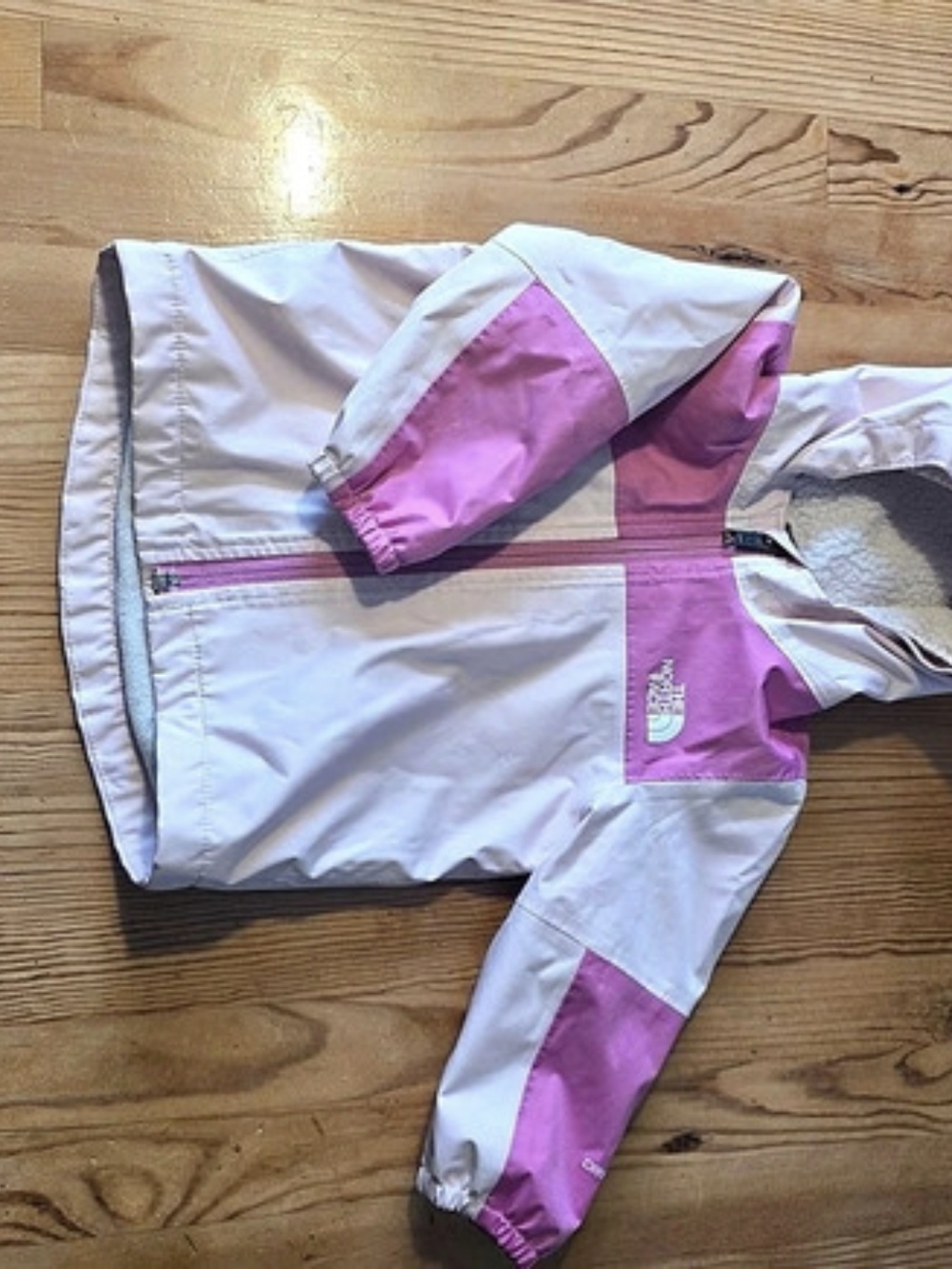 The North Face Baby Mossbud Jacket Pink & White